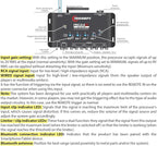 Pro 2.4 BT Bluetooth DSP Crossover Full, Digital Signal Processor, Car Audio Equalizer with App, Gain up to 9V, 15 Band Graphic Equalization, 12 preset EQ, 2 in and 4 Out, High Level Input