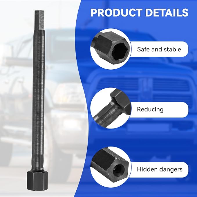 Spare Tire Release Lever, Spare Tire Release Bar Compatible with Dodge Ram Promaster 1500 2500 3500 Van Jack, Dodge Spare Tire Release Tool, Black, 1Pcs