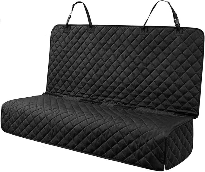 Waterproof Scratchproof Pet Bench Seat Covers for Cars, SUVs, Nonslip Durable Back Seat Cover for Dogs, 600D Oxford Fabric, Machine Washable