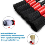 10PCS Car Detailing Brush Set, Vehicle Interior Cleaning Kit Includes Steel Wire and Air Vent Brushes, Automotive Detail Dusting Cleaner Tool Set, Universal for Most Vehicles
