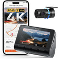 4K Dash Cam Front and Rear with STARVIS, Dashcam with 5GHz WiFi, GPS Car Camera, Super Night Vision, ADAS, 3'' IPS Screen, 24H Parking Mode, Time-Lapse, Loop Recording, Support 256GB Max (A800S) | 5GHz WiFi • ADAS • 24H Parking Mode • 3" IPS Scre...