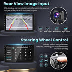 Radio for Honda Civic 2006 2007 2008 2009 2010 2011 Car Stereo with Wireless CarPlay Android Auto 10.1 Inch 1080P Touchscreen 5G WiFi DSP EQ GPS Bluetooth RDS FM Camera 4Core 64G