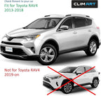 in-Channel Incredibly Durable Rain Guards Compatible with Toyota RAV4 2013-2018, Original Window Deflectors, Vent Window Visors, Vent Deflector, 4 pcs. - 613152