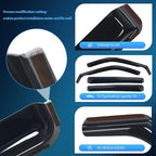 Side Window Deflectors for Ford Explorer 2020 2021 2022 2023 2024 2025 2026 Window Visors Rain Guards, Vent Shade for Fresh Air, Rain & Snow Protection, Wind Noise Reduction-4PCS
