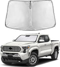 Windshield Sunshade Compatible for Toyota Tacoma 2024 2025 2026, Sun Visor for Front Windshield & Window Sun Shade Cover, UV Heat Blocker & Protector, Car Accessories