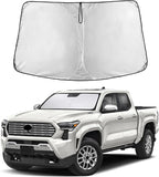 Windshield Sunshade Compatible for Toyota Tacoma 2024 2025 2026, Sun Visor for Front Windshield & Window Sun Shade Cover, UV Heat Blocker & Protector, Car Accessories