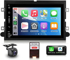 8Core 4G 64G Android 13 7'' Car Stereo for Ford F150 F250 F350 Fusion Edge Explorer Taurus Radio with Wireless Carplay Android Auto DSP 5.0Bluetooth,IPS Touchscreen GPS WiFi FM/RDS Backup Camera