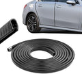 16.4ft (5m) Car Door Edge Guards, Car Door Protector, No-Glue Required Rubber Seal U Shape Automotive Door Entry Guard, Auto Door Edge Molding Protection for Most Vehicles (Black, 16.4Ft)