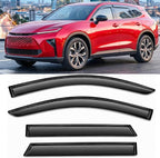 2025 2026 Tape-On Rain Guards for Toyota Crown Signia Side Window Visor Deflectors Hybrid XLE Limited Tinted Vent Shade Protectors