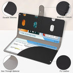 Car Registration and Insurance Holder, Vehicle Glove Box Organizer Cool Car Accessories, Car Document Holder for Cards, Driver License & Essential Document, JD-Black