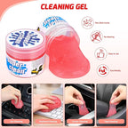 15PCS Car Detailing Kit Auto Cleaning Tools Wash Set with Storage Carry Bag Beginners Easy to Use for Interior Exterior Car Care Clean Windshield Dashboard Seat Air Vents Wheels Tires, Red