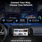 A5L 7" Android Double Din Car Stereo with 1080P DVR Dash Cam & Backup Camera, Wireless CarPlay Android Auto, Wi-Fi/USB Tethering, 24B-EQ DSP, AI Chat, GPS&SWC, HDMI Out, OTA Upgrade