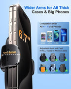 Car Phone Holder[Military-Grade 360°Suction Cup] Phone Holders for Your Car Universal Accessories Air Vent Dashboard Windshield Phone Mount Automotive Cradles Fit Shower & Wall Mounts iPhone