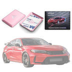 Polodunn for Honda Civic 2022-2025, for Accord/HRV/CRV 2023-2025, for Acura Integra 2023 2024 - Hazard Warning Light Push Button Cover, Emergency Flashers Trim Accessories (Pink)