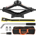 Car Jack Kit for Tesla Model 3/S/X/Y – 2.5 Ton Scissor Jack with Tesla Jack Pads & Tesla Tire Repair Kit for Spare Tire Changing and Repair Tools