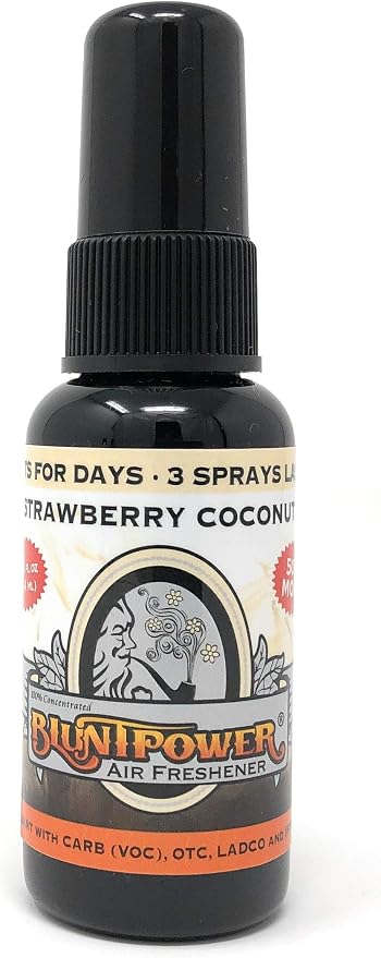 (Strawberry Coconut, 1 Pack) Concentrated Odor Eliminator & Diffuser Oil - Room Deodorizer, Odor Eliminator, Air Freshener - Premium Oil Based Air Freshener