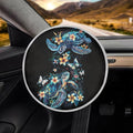 Sea Turtle Steering Wheel Cover Sun Shade 17 inch Universal Anti-Heat Steering Wheel Accessories,Block UV Rays Cool in Summer,Universal Steering Wheel Sunshade for Cars SUV Truck Van