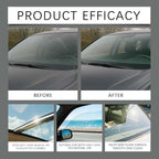 Car Windshield Oil Film Remover Set, Automotive Oil Film Cleaning Brush with Refill Liquid, Glass Cleaning Board, Anti-Rain Fog, Easy to Use for Car Windows & Rearview Mirrors, Long-Lasting Clean