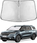 Windshield Sunshade Compatible for Kia Carnival/Sedona 2015-2019 2020 2021, Sun Visor for Front Windshield & Window Sun Shade Cover, UV Heat Blocker & Protector, Car Accessories