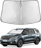 Windshield Sunshade Compatible for Kia Carnival/Sedona 2015-2019 2020 2021, Sun Visor for Front Windshield & Window Sun Shade Cover, UV Heat Blocker & Protector, Car Accessories