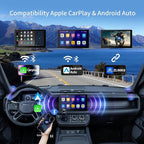 7 Inch Double Din Car Stereo with Wireless Apple CarPlay & Android Auto, 2+32G Android 13 Car Radio, Bluetooth, GPS Navigation, FM AM RDS, IPS Touchscreen, Backup Camera Ready