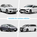 Car Windshield Snow Cover, 4 Layers Winter Frost Protection for Any Weather, Windscreen Covers with Side Mirror Covers, Front Window Automotive Covers for Car SUV Trucks