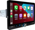 J1CA10FL 10.1-inch Certified Apple CarPlay Android Auto Wired or Wireless | Single DIN & Double DIN Touchscreen Car Stereo Radio | Bluetooth | Front & Rear Camera Inputs | USB Playback & Charge