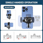 No Punching Required Dash Phone Holder, Compatible with 2015-2020 F150 2017-2022 F250 F350, Metal Cellphone Mounting Bracket Stand for Most CellPhones (Clip Type)
