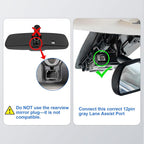 Dashcam Power Adapter for Toyota/Lexus (12-Pin,Model C), –Lane Trace System Adapter, Compatible with RAV4 Highlander Tacoma 4Runner,Lexus NX RX & More. Fits Vehicles with TSS 2.5 Lane Assist Port