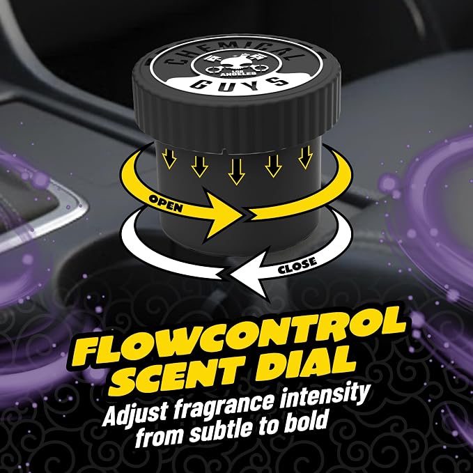 Galactic Scent Gel Can Air Freshener, Adjustable Car Air Freshener Gel With Touchless Vent Control For Cup Holder, Under Seat, Office And Home Use - 3 Pack