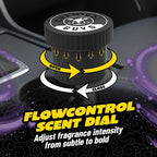 Galactic Scent Gel Can Air Freshener, Adjustable Car Air Freshener Gel With Touchless Vent Control For Cup Holder, Under Seat, Office And Home Use - 3 Pack