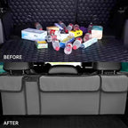Car Trunk Organizer, Backseat Hanging Large Storage with Adjustable Straps,Waterproof PVC Collapsible Cargo Bag, Car Interior Accessories for Auto SUV MPV (Gray)