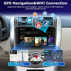 [4+64G] Android Radio for Toyota Corolla 2009-2013 - 9 inch IPS 1280 * 720P Touchscreen Corolla Stereo - Wireless Carplay and Android Auto, WiFi, GPS, Custom Homepage, Mirror Link + AHD Backup Camera