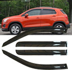 4pc Original Shatterproof Rainproof Side Window Wind Deflector for Trax 15-22,Tape-on Rain Guards Set,Nice Looking Window Visor for Cars,Vent Deflectors for 2013-2022 Buick Encore 2015-2022 Trax 94446