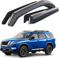 Goodyear Shatterproof in-Channel Window Deflectors for Nissan Pathfinder 2022-2026, Rain Guards, Window Visors for Cars, Vent Deflector, Car Accessories, 4 pcs - GY008188