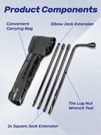 Silverado Sierra Heavy Duty Spare Tire Tool Kit Compatible with 1999-2019 Silverado Tahoe Avalanche Suburban Sierra Yukon 2002-2018 Escalade OEM Replacement