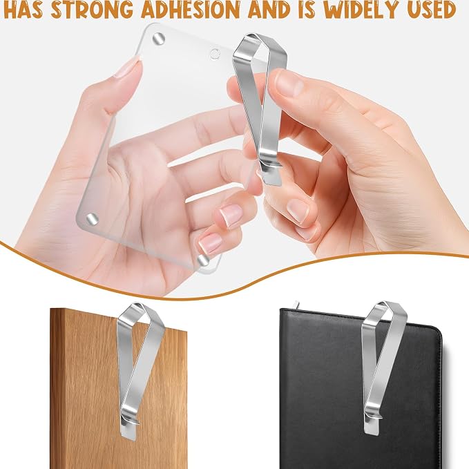 6Pcs Car Sun Visor Photo Frames, Strong Hold Visor Clips for Cars DIY Sunshade Photo Frame Clip, Not Easy to Damage Stainless Steel Accessory for Car, Home & Office