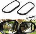x Blind Spot Mirror, 3.4'' Framed Rectangular HD Glass Convex Adjustable Wide Angle Rear View Mirror,Universal For Car SUVs Truck Motorcycle (2pcs)