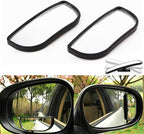 x Blind Spot Mirror, 3.4'' Framed Rectangular HD Glass Convex Adjustable Wide Angle Rear View Mirror,Universal For Car SUVs Truck Motorcycle (2pcs)