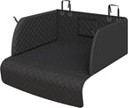 SUV Cargo Liner for Dogs, Waterproof Trunk Cover with Cushioned Sides to Protect Pet, Full Coverage Non-Slip Seat Cover for SUVs with Bumper Flap Protector