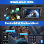 4Core Car Radio Stereo for Chevy Silverado GMC Sierra 2007-2013, Android 13 with CarPlay Android Auto Bluetooth GPS Navigation 5GHz WiFi with Backup Camera