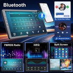 Upgrade Car Radio Stereo for Jeep Grand Cherokee 2011-2013 for Dodge Durango 2011-2013, 7" Touch Screen Stereo with Wireless Carplay/Android Auto 2+32GB EQ DSP Bluetooth FM Radio and HD Backup Camera