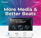 FH-S520BT Double Din CD Receiver – Bluetooth, USB/AUX, FLAC, AM/FM Radio, 13-Band EQ, 50W x 4, Voice Control, Front, Rear/SW Selectable RCA Preouts
