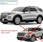 Tape On Window Visors Rain Guards Compatible with 2020-2025 Ford Explorer, Side Vent Visor Window Deflector Shade for Explorer 20-25,Rain Deflectors for Car Windows,Truck Accessories-4pcs