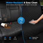 fidozen Waterproof Dog Car Seat Cover for Back Seat: Suitable for Small and Large Dogs, Hammock and Pet Protector, Backseat seat Cover (Full Bench, Large(56" W))