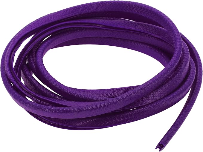 Universal Car Door Edge Protective Sealing Strip U-Type Door Scratch Protection Guard, 9.84ft 300cm, Anti-scratch Collision, PVC Iron, Purple
