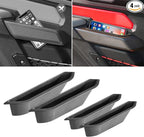 Door Handle Storage Organizer Compatible with Ford Bronco 2026 2021-2025 Inner Insert Tray Box for Bronco Accessories 4-Door Grab Create Car Storage Space by Handle Pocket 4PCS