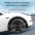 Wheel Cover for Tesla 4PCS Hubcaps for Tesla Wheel Cover Model S(2022-2024) /Model Y(2020-2024) 19inch Rim Full Cover Hubcaps Accessories (Arachnid Style, 19 inch)