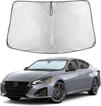 Windshield Sunshade Compatible for Nissan Altima 2019-2024 2025 2026, Sun Visor for Front Windshield & Window Sun Shade Cover, UV Heat Blocker & Protector, Car Accessories