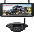 Wireless RV Backup Camera: 30Min Plug and Play Setup, Smooth Live View Even Past 60ft, 7.2" 1080P DVR Monitor, Super IR Night Vision Back up Camera Works with Pre-Wired RV, 5th Wheel, Trailer